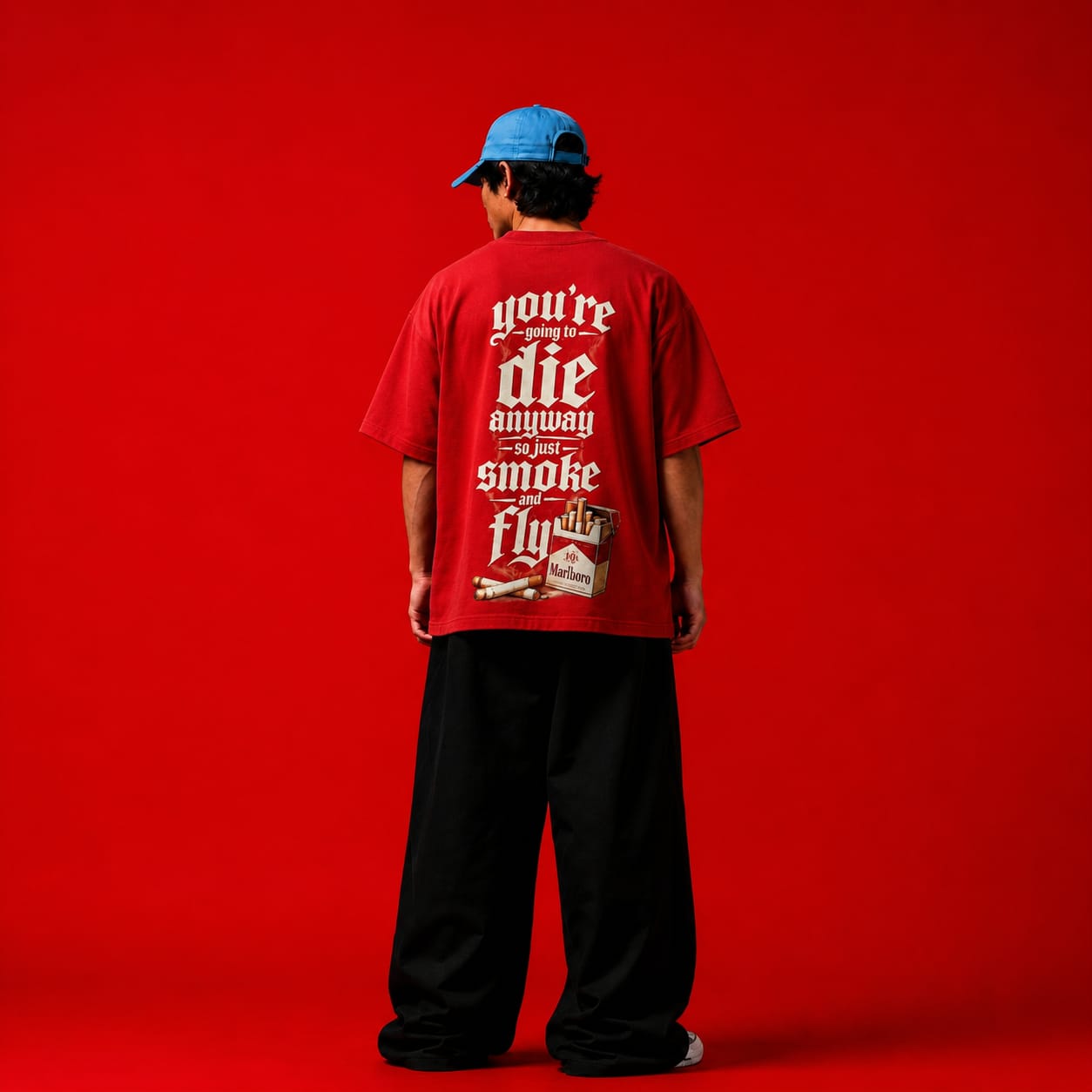 SMOKE & FLY Oversized Tee